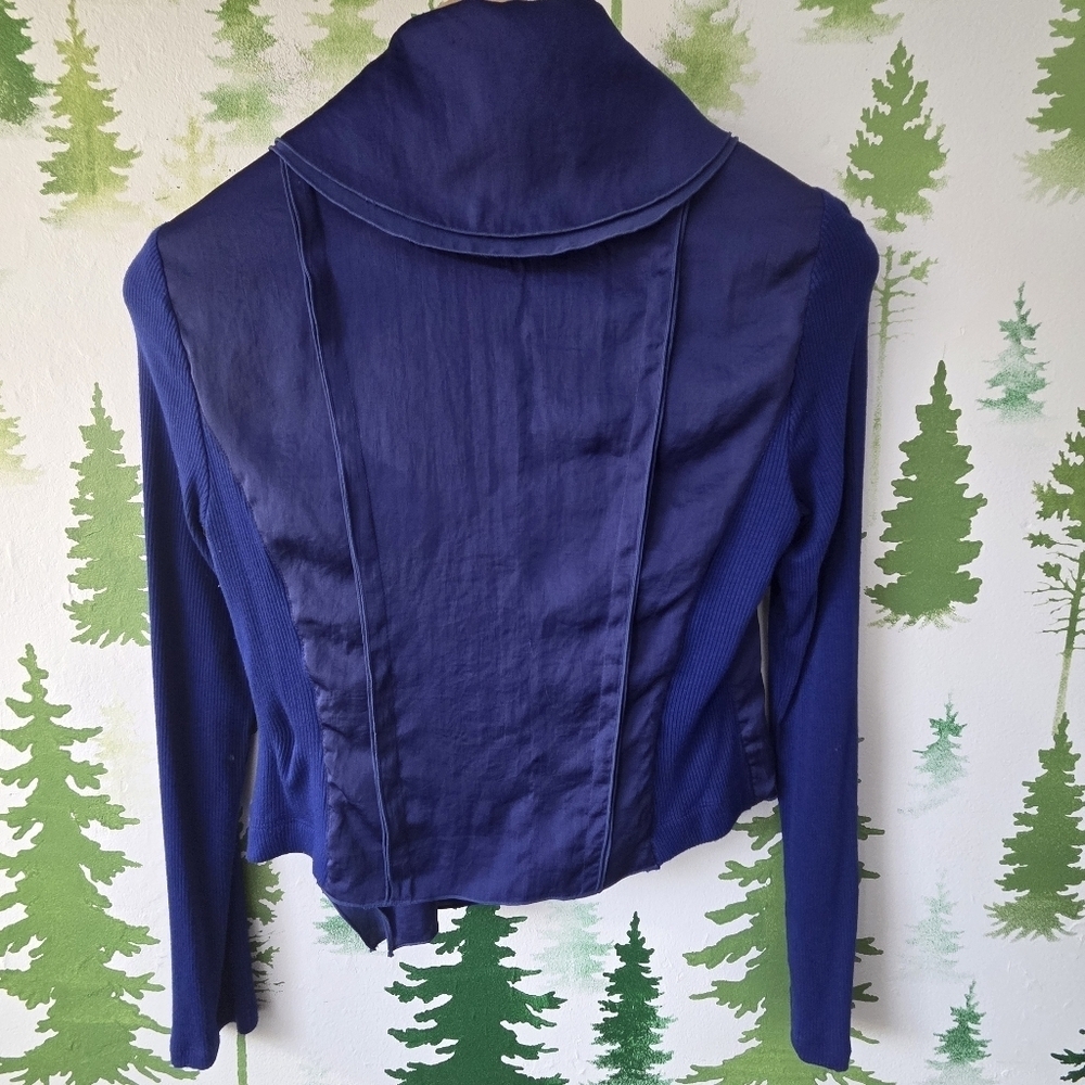 INC International Concepts Layered Blue Jacket - Picture 3 of 9